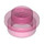 LEGO Transparent Dark Pink Plate 1 x 1 Round (6141 / 30057)