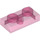 LEGO Transparent Dark Pink Plate 1 x 2 (3023 / 28653)