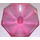 LEGO Transparent Dark Pink Sunshade / Umbrella Top Part 6 x 6 (4094 / 58572)