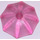 LEGO Transparent Dark Pink Sunshade / Umbrella Top Part 6 x 6 (4094 / 58572)