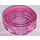 LEGO Transparent Dark Pink Tile 1 x 1 Round (35381 / 98138)