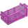 LEGO Transparentes dunkles Rosa Schatzkiste Unterseite mit Schlitzen (4738 / 54195)