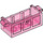 LEGO Transparent Dark Pink Treasure Chest Bottom with Slots in Back (4738 / 54195)