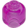 LEGO Transparent Dark Pink Trespasser Elite Minifigure Head (Recessed Solid Stud) (3274)