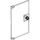 LEGO Transparent Door 1 x 4 x 6 with Stud Handle (35291 / 60616)