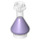 LEGO Transparent Flask avec Purple Fluid (33027 / 38029)