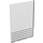 LEGO Transparent Glas for Rahmen 1 x 4 x 5 mit 5 Weiß Streifen Aufkleber (2494)