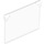 LEGO Transparent Glass for Window 1 x 4 x 3 Opening (35318 / 86210)