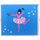 LEGO Transparent Glass for Window 1 x 4 x 3 with Ballerina/Player Sticker (without Circle) (3855)