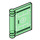 LEGO Vert transparent Book Cover avec Screen (24093 / 34774)