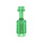 LEGO Transparent Green Bottle 1 x 1 x 2 (28662 / 95228)