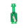 LEGO Transparentes Grün Flasche 1 x 1 x 2 mit Message im ein Flasche (28662)
