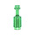 LEGO Transparent Green Bottle  (28662 / 95228)