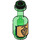 LEGO Transparent Green Bottle  with Grapes Label (12637 / 95228)