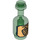 LEGO Transparent Green Bottle  with Grapes Label (12637 / 95228)