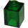LEGO Vert transparent Brique 1 x 1 (3005 / 30071)
