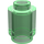 LEGO Vert transparent Brique 1 x 1 Rond avec goujon ouvert (3062 / 30068)