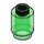 LEGO Transparent Green Brick 1 x 1 Round with Open Stud (3062 / 35390)