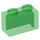 LEGO Vert transparent Brique 1 x 2 sans tube à l&#039;intérieur (3065 / 35743)