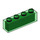 LEGO Transparent Green Brick 1 x 4 without Bottom Tubes (3066 / 35256)
