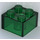 LEGO Transparent Green Brick 2 x 2 (3003 / 6223)