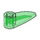 LEGO Transparant Groen Klauw met As Gat (bionicle oog) (41669 / 48267)
