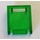 LEGO Transparent Green Container Box 2 x 2 x 2 Door with Slot (4346 / 30059)