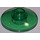 LEGO Transparant groen Dish 2 x 2 (4740 / 30063)