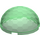 LEGO Vert transparent Hemisphere 4 x 4 avec Ripples (30208 / 71967)