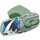 LEGO Vert transparent Hero Factory Armor avec Douille à rotule Taille 5 avec &#039;STORMER 3.0&#039;, Rhino Diriger (90639 / 96097)
