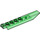 LEGO Transparent Green Hinge Plate 1 x 8 with Angled Side Extensions (Round Plate Underneath) (14137 / 30407)