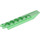 LEGO Transparent Green Hinge Plate 1 x 8 with Angled Side Extensions (Round Plate Underneath) (14137 / 30407)