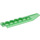 LEGO Transparent Green Hinge Plate 1 x 8 with Angled Side Extensions (Squared Plate Underneath) (14137 / 50334)