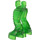 LEGO Transparent Green Martian Legs (Rounded) (58845)