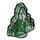 LEGO Transparent Green Moonstone with Lightning (10178 / 10641)
