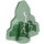 LEGO Transparent Green Moonstone with Lightning (10178 / 10641)