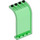 LEGO Transparant Groen Paneel 3 x 4 x 6 met Gebogen bovenkant (2571 / 35251)
