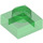 LEGO Transparent Green Plate 1 x 1 (3024 / 30008)