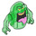 LEGO Transparent Green Slimer Minifigure