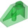 LEGO Transparent Green Slope 1 x 2 (45°) (3040 / 6270)