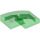 LEGO Transparent Green Slope 1 x 2 Curved (11477)