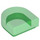 LEGO Transparent Green Tile 1 x 1 Half Oval (24246 / 35399)