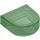 LEGO Transparent Green Tile 1 x 1 Half Oval (24246 / 35399)