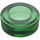 LEGO Transparent Green Tile 1 x 1 Round (35381 / 98138)