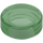 LEGO Transparent Green Tile 1 x 1 Round (35381 / 98138)