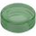 LEGO Transparent Green Tile 1 x 1 Round (35381 / 98138)