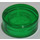 LEGO Transparent Green Tile 1 x 1 Round (35381 / 98138)