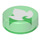 LEGO Vert transparent Tuile 1 x 1 Rond avec Elves Earth Power Symbol (20305 / 98138)