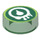 LEGO Transparent Green Tile 1 x 1 Round with Venomari Symbol  (98138 / 99979)