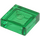 LEGO Transparent Green Tile 1 x 1 with Groove (3070 / 30039)